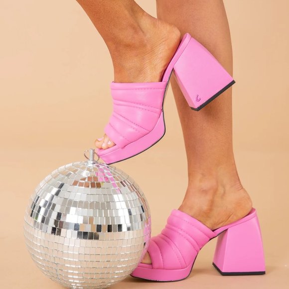 CIRCUS BY SAM EDELMAN Marlie Platform Sandal Pink Crush - Picture 1 of 13